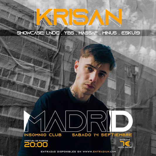 Krisan en concierto: El 14 de septiembre en Madrid – ¡No te lo puedes perder!